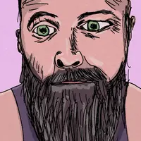 Digital painting of a man