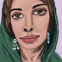 Digital painting of a woman