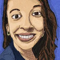 Digital painting of a woman