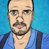 Digital painting of a man