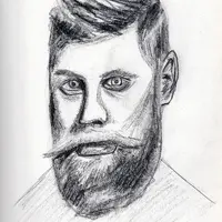 Drawing of a man
