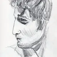 Drawing of a man