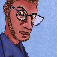 A digital painting of a man