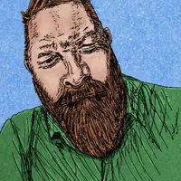 A digital painting of a man