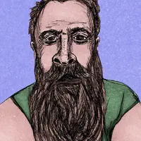 A digital painting of a man