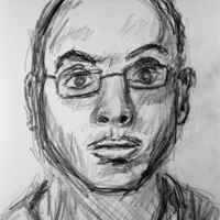 Pencil portrait of a man